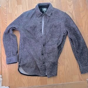Roots button up knit sweater